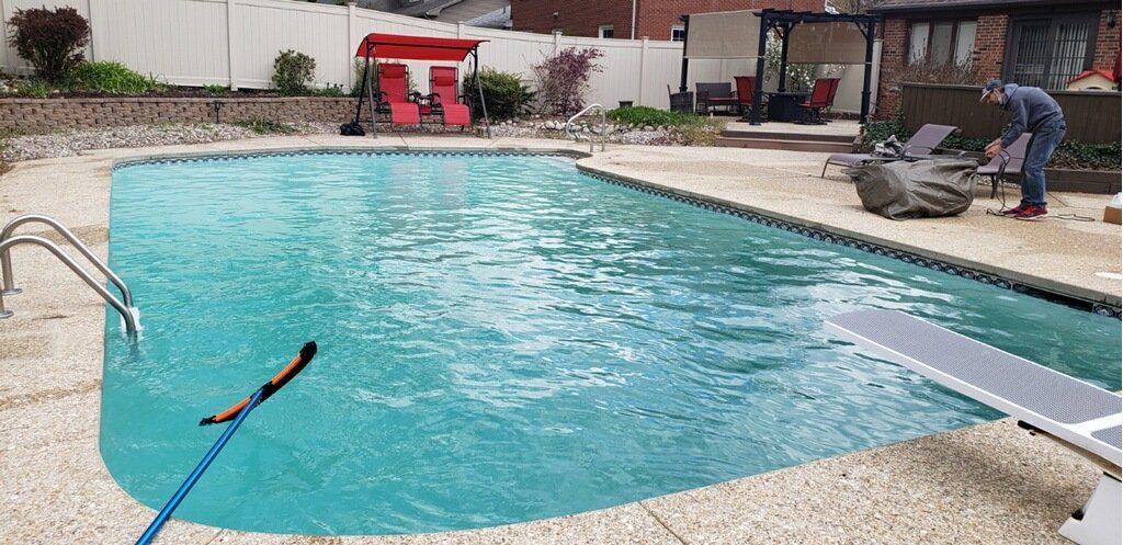 Clean Swimming Pool — Portage, MI — Michigan Swim Pool & Spa