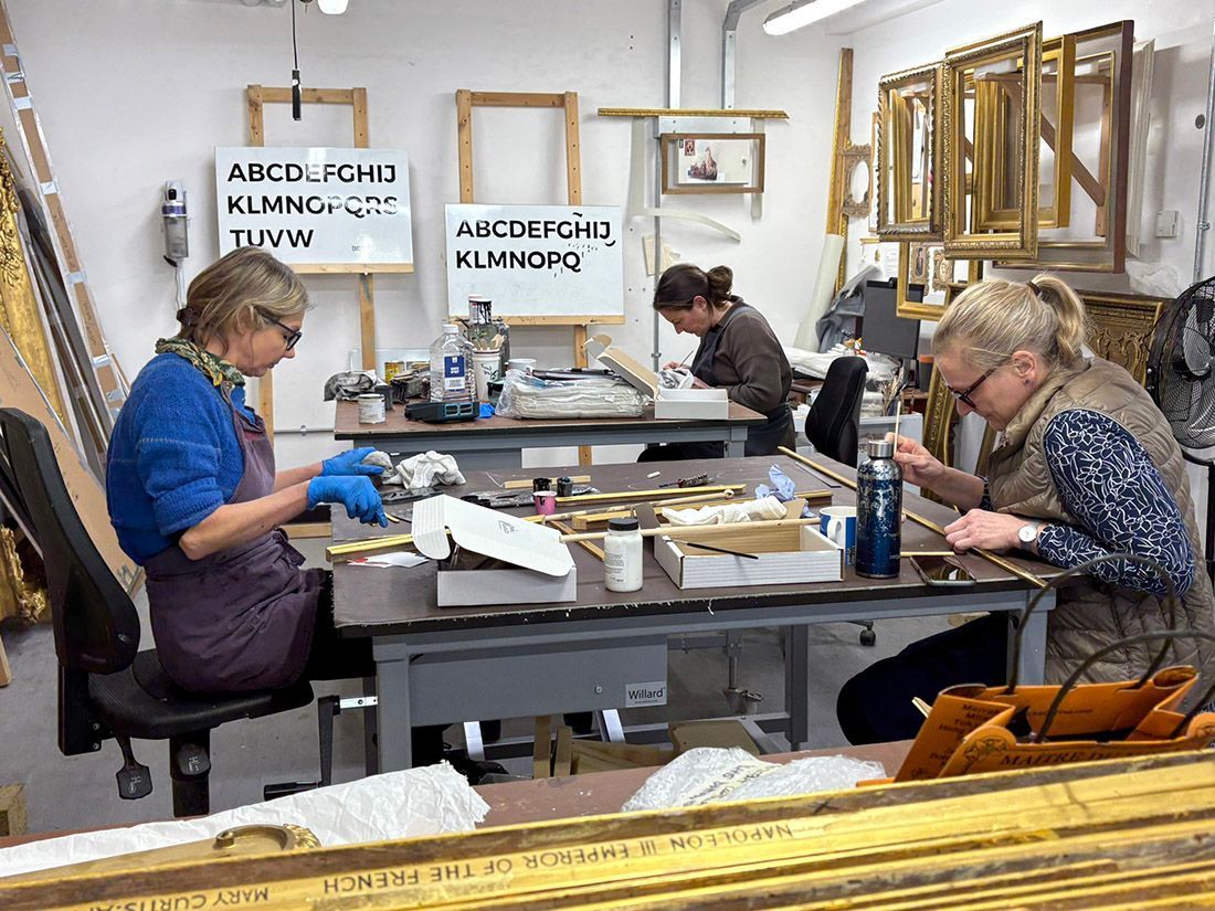 The Sign Painter teaching at Windsor Caste 1