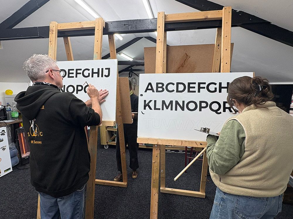 Signpainting courses November 2