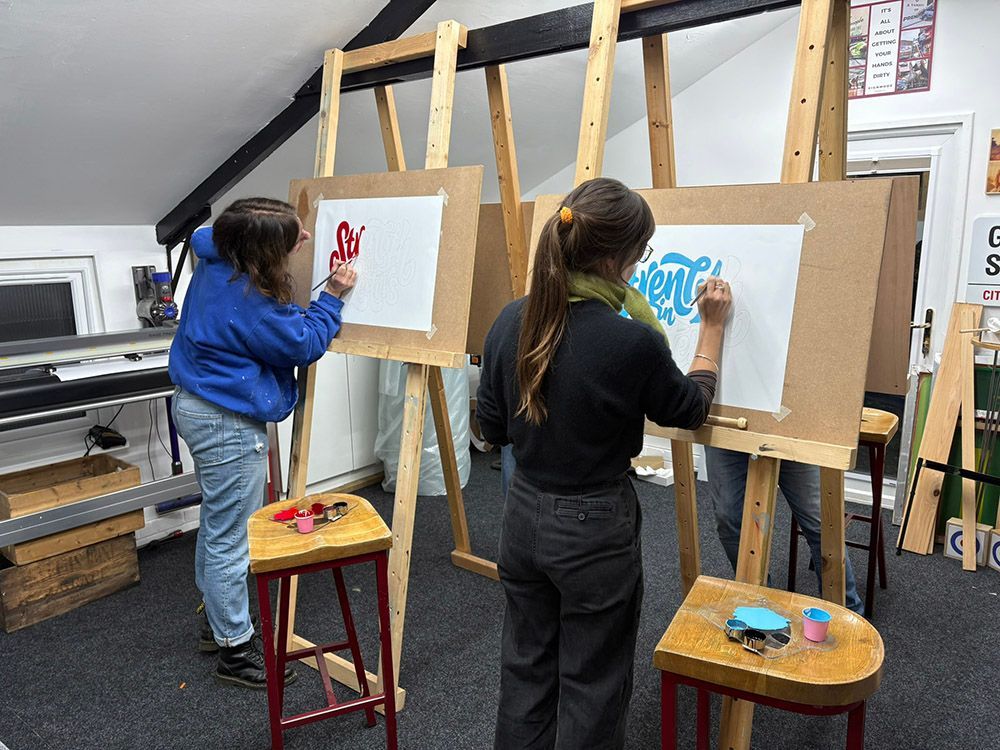 Signpainting courses November 6