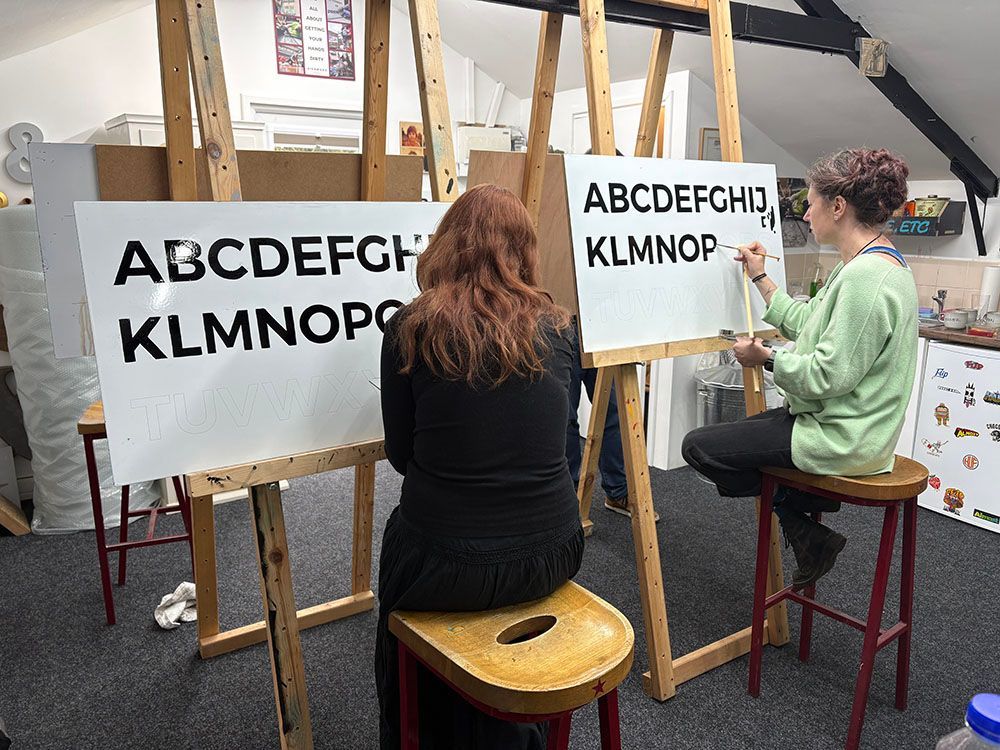 The Sign Painter training 4