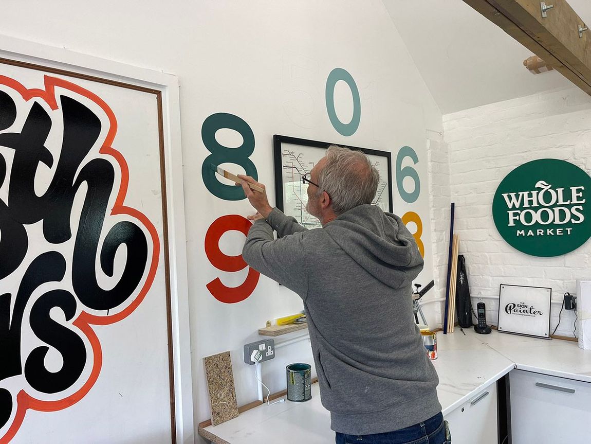 The Sign Painter – sign writing course 12