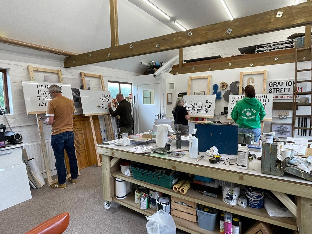 The Sign Painter – sign writing course 6