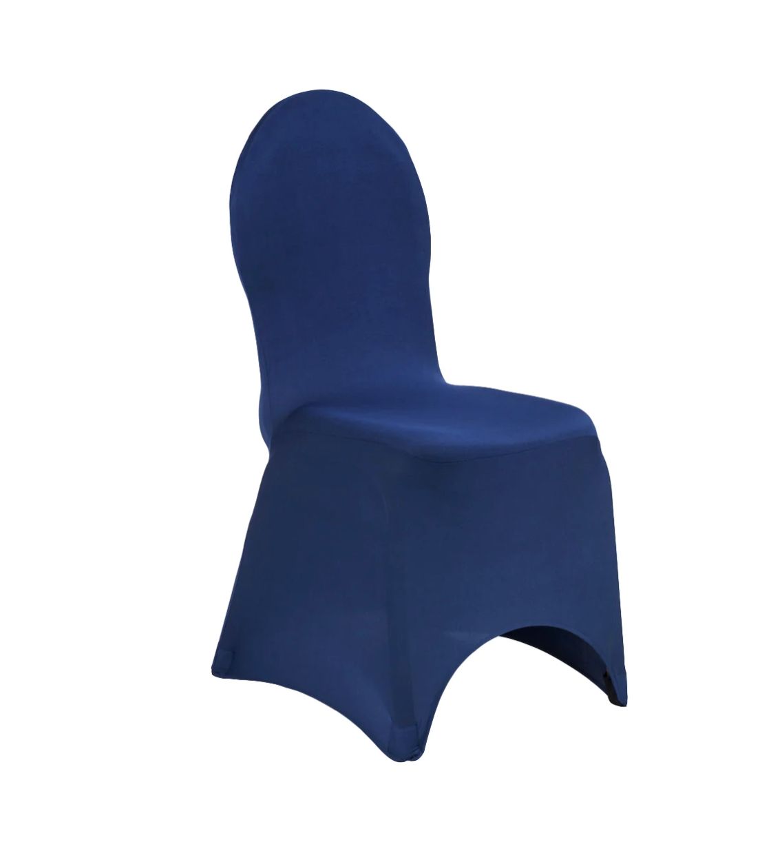 Navy Spandex Banquet Chair Cover Rental