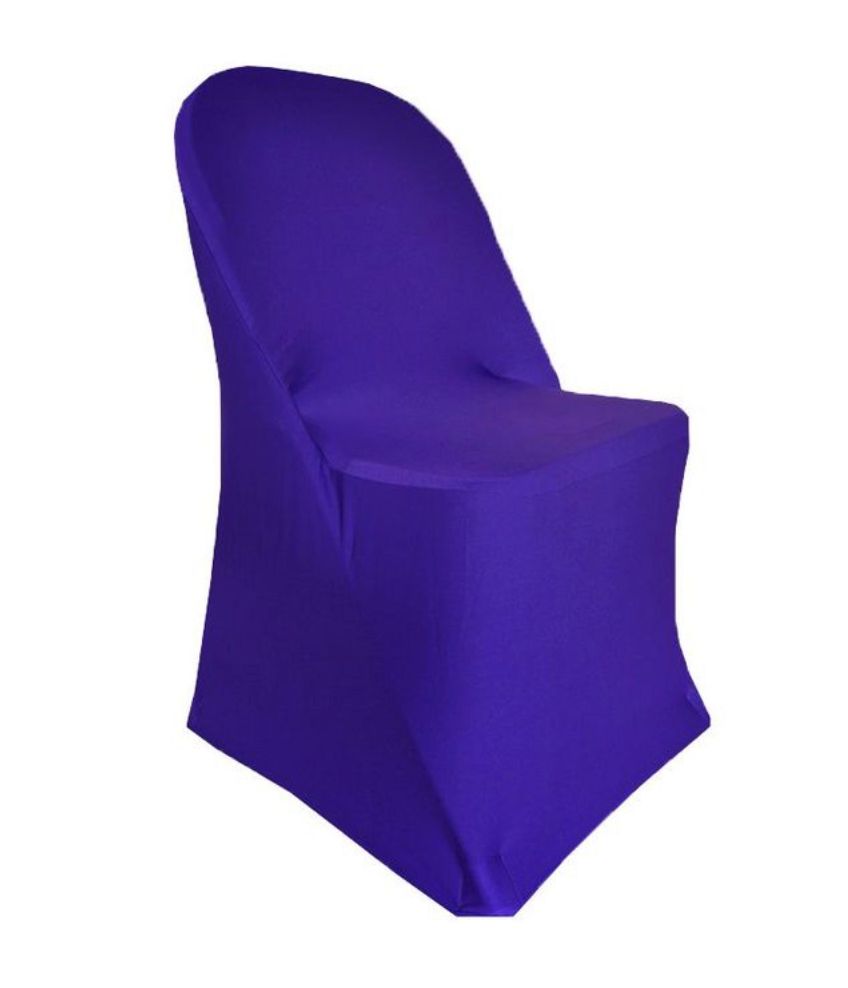 Purple Spandex Folding Chair Cover Rental