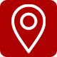 A red square with a white pin icon on it.