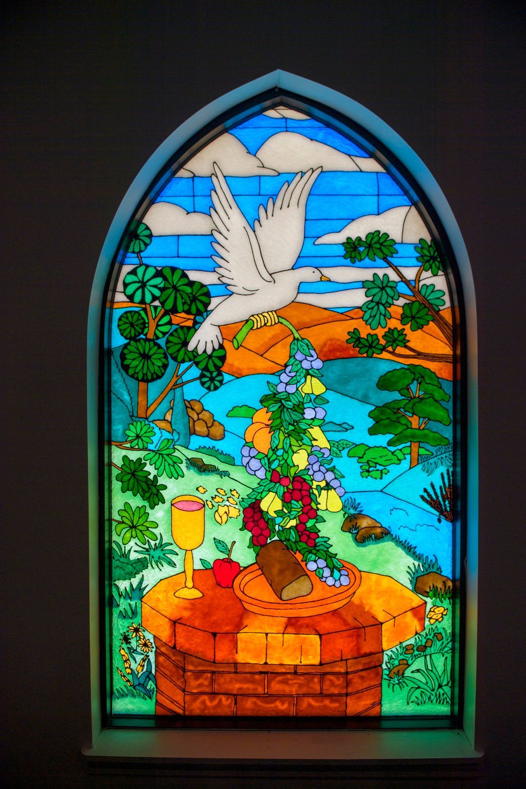 stained glass windows