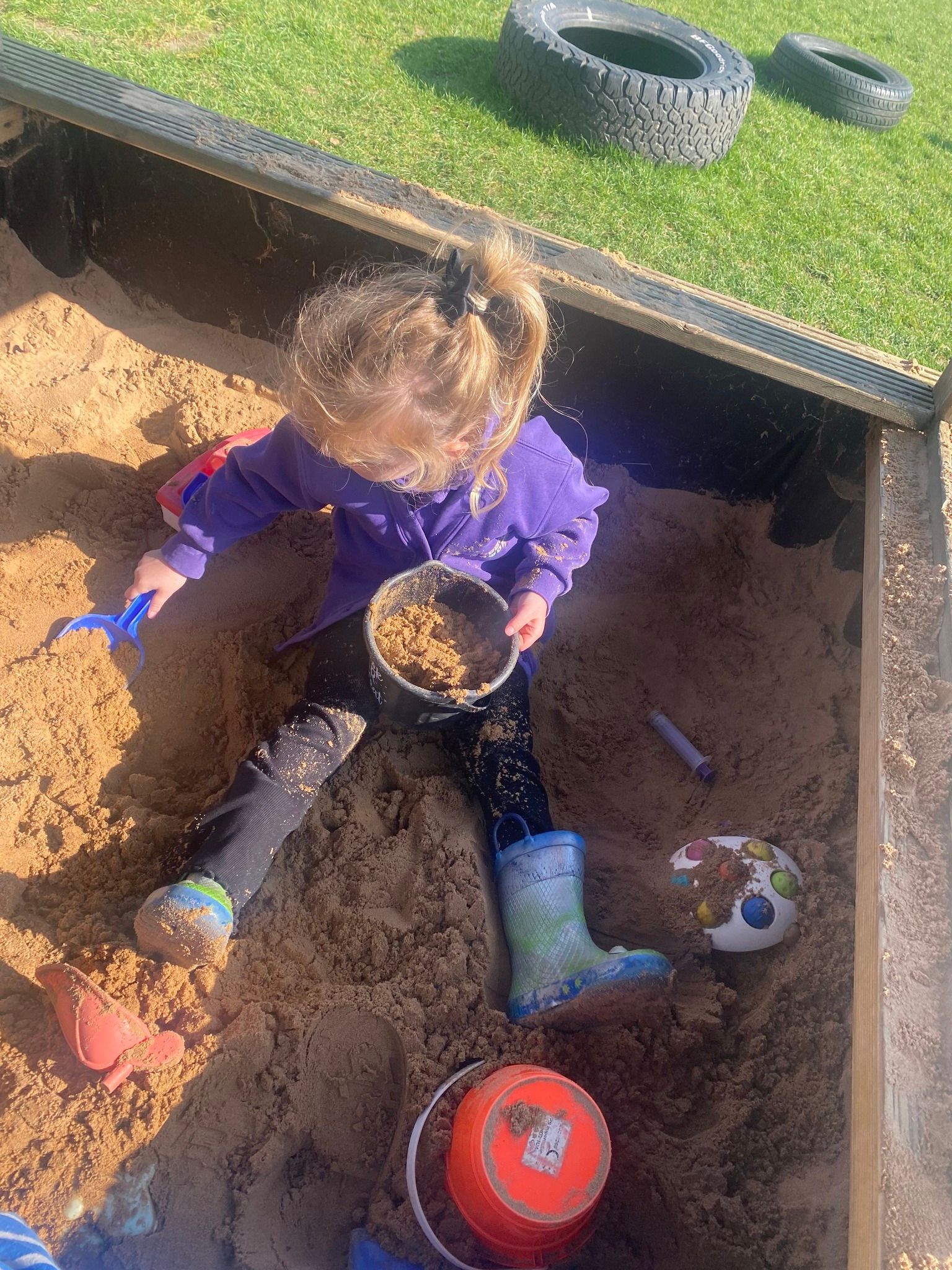 Visiting the ducks on a walk around Sleaford
