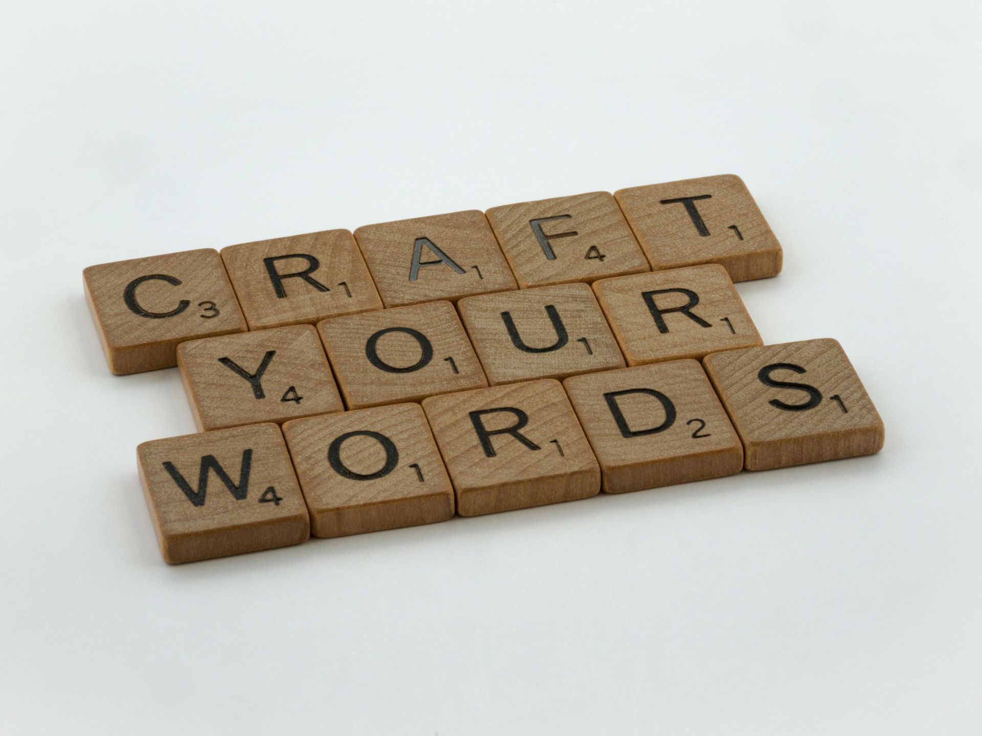 scrabble tiles spelling 
