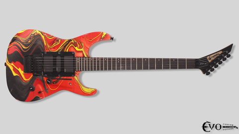 Swirled Jackson Gitaar