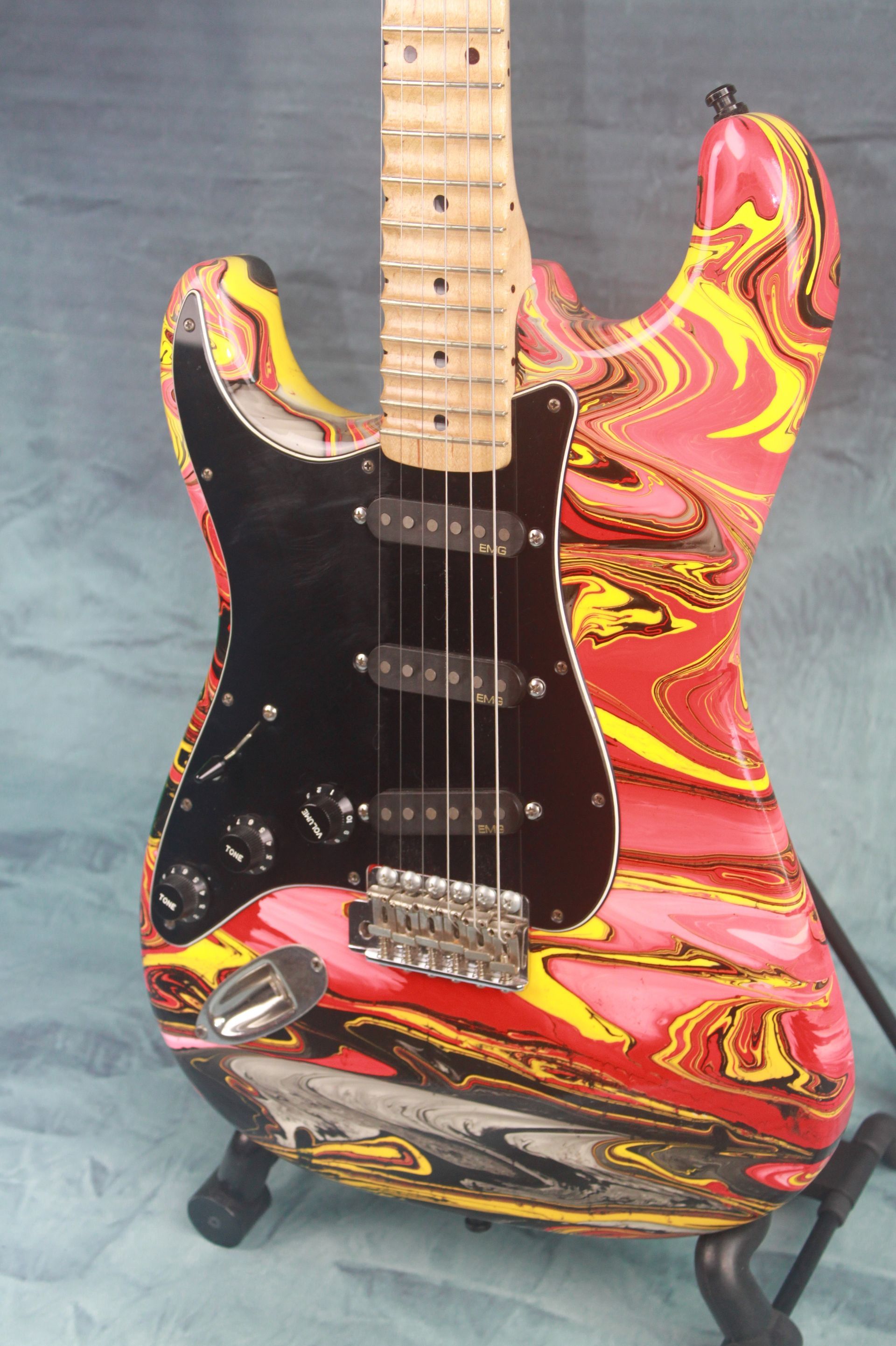 Swirled Japan Fender Gitaar