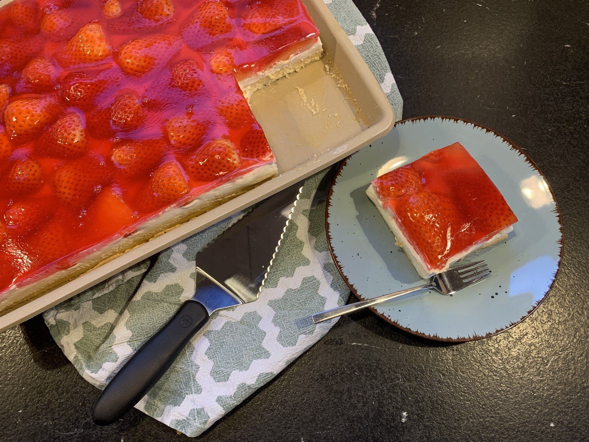 Erdbeer-Joghurt-Schnitte