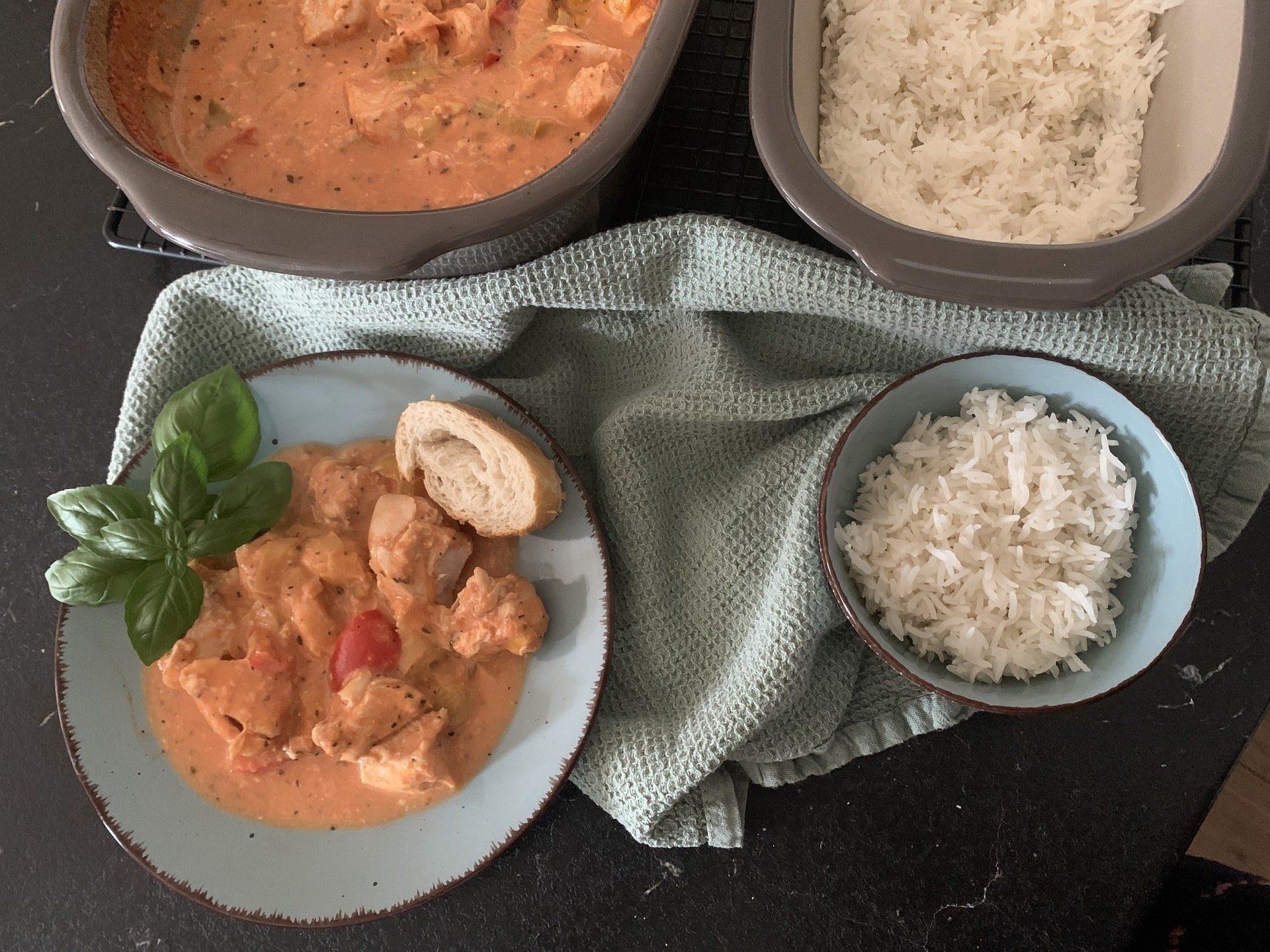 Kulini Rezept Thai Curry mit Gemüse und Hähnchen