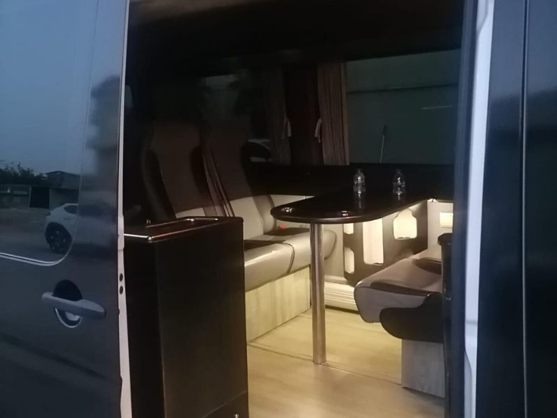 Mercedes Sprinter VIP 10 Seater passenger table