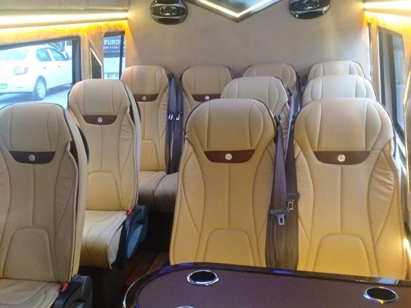 Mercedes Sprinter VIP 13 Seater interior