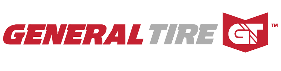 Le logo de general tire gt est rouge et blanc.