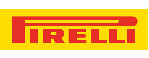 Un logo jaune et rouge pour la société irelli