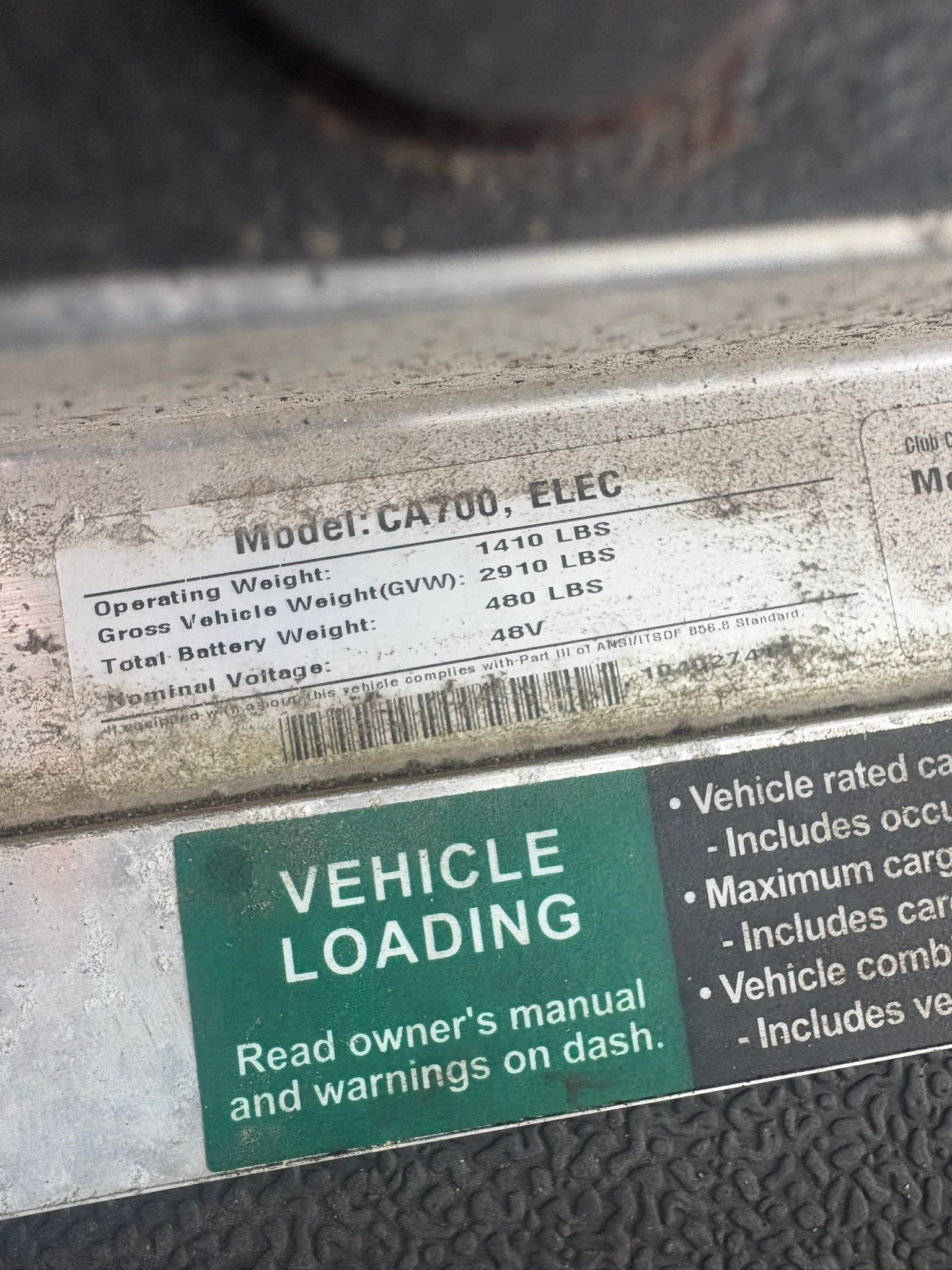 Club Car Carryall 700