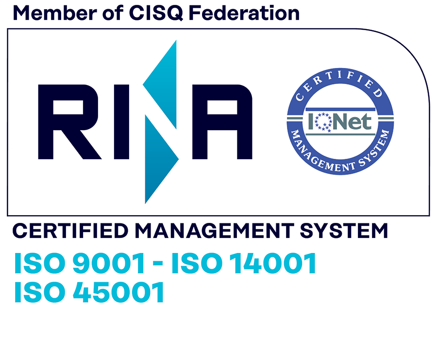 Certificazione RINA ISO 9001 - ISO 14001 - ISO 45001