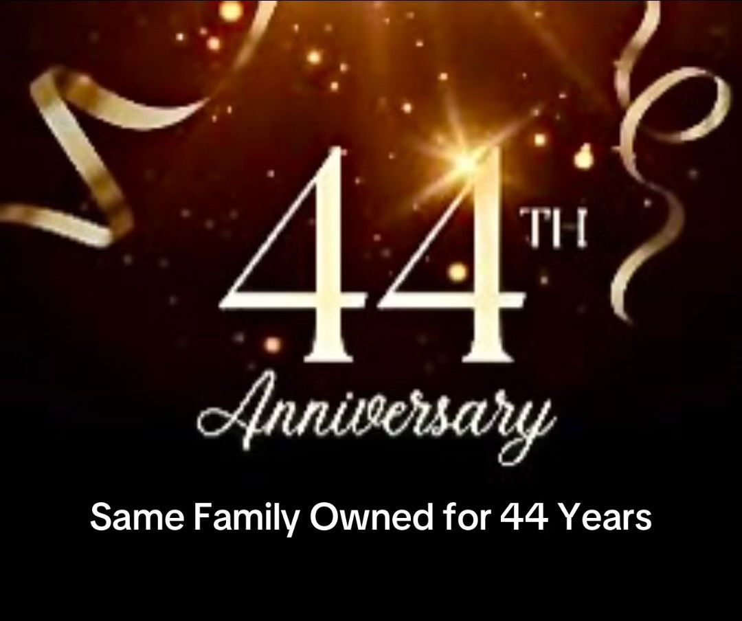 Family Owned For 43 Years