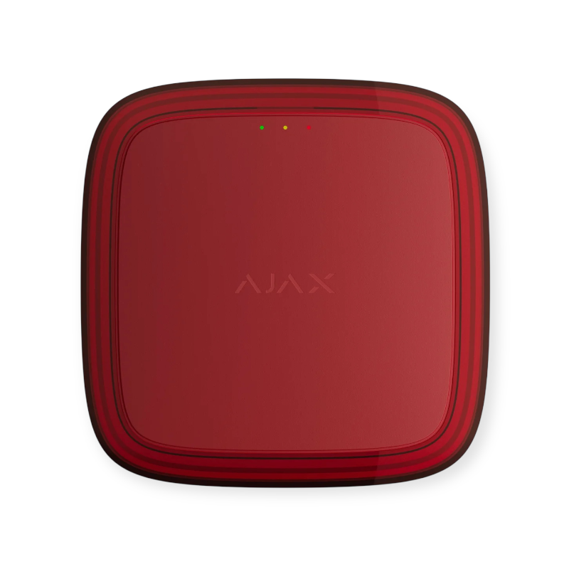 AJAX EN54 FireProtect VAD sirene en flitser rood