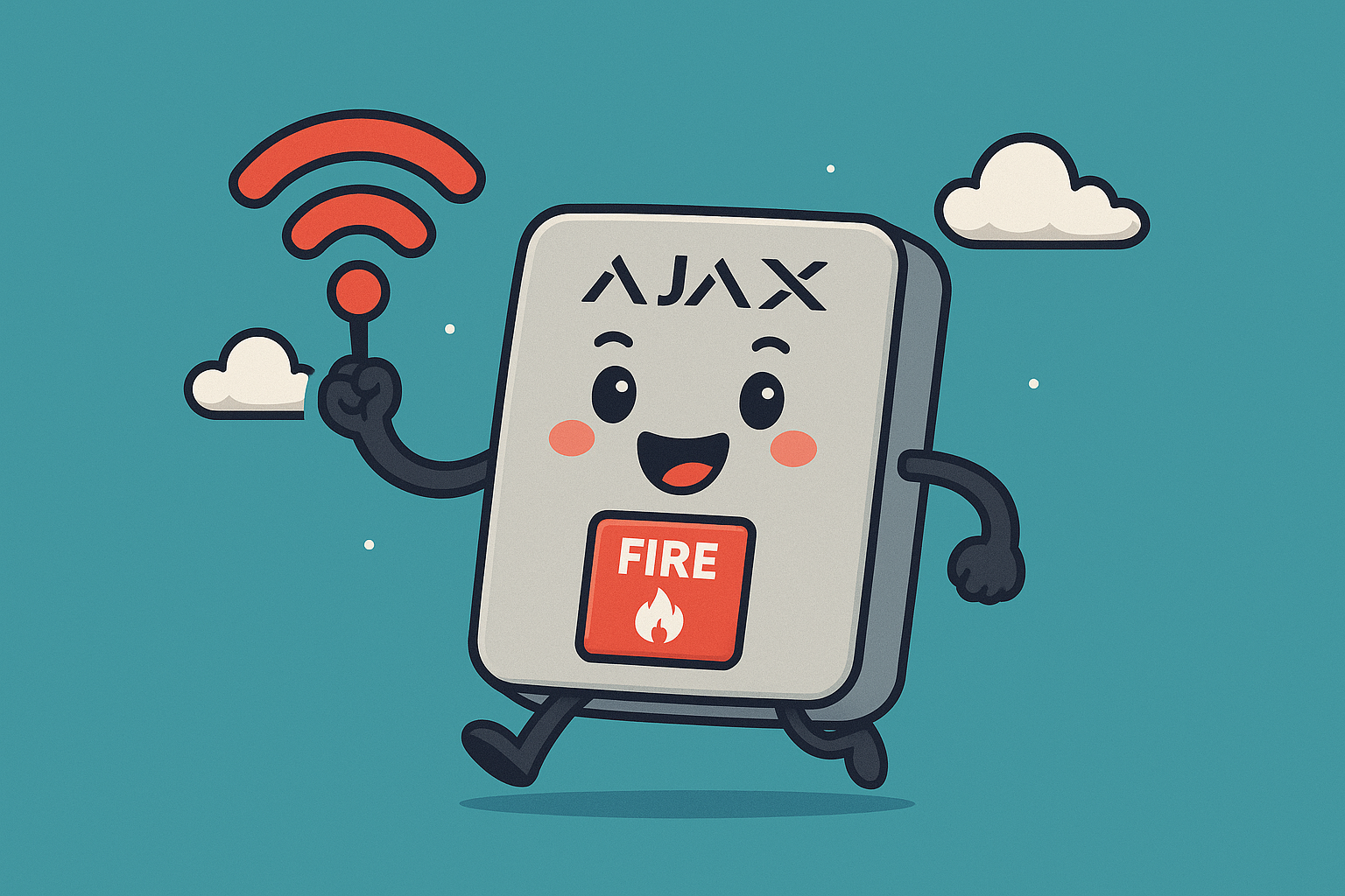 AJAX betaalbaar goedkoop draadloos brandmeldsysteem