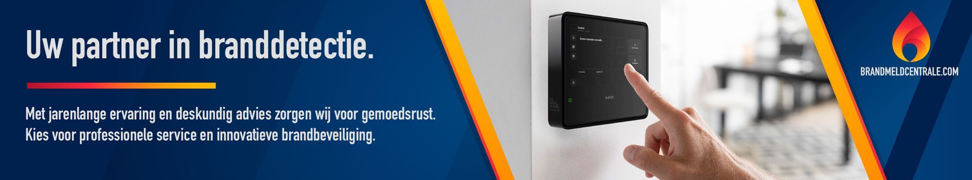 Brandmeldcentrale.com uw partner in AKAX en54 brandmeldinstallatie banner