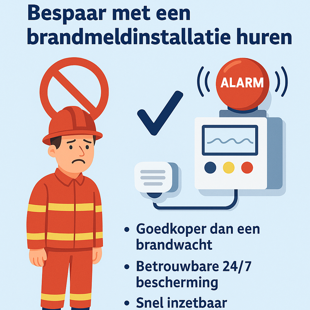 Brandwacht huren niet meer nodig – Huur een brandmeldinstallatie
