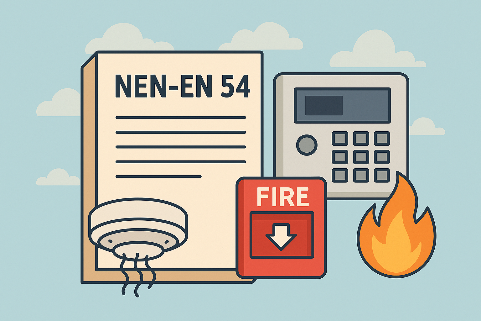 NEN-EN 54 goedgekeurd brandmeldsysteem