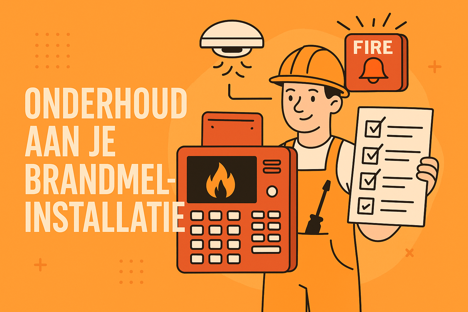 Onderhoud aan jou brandmeldinstallatie