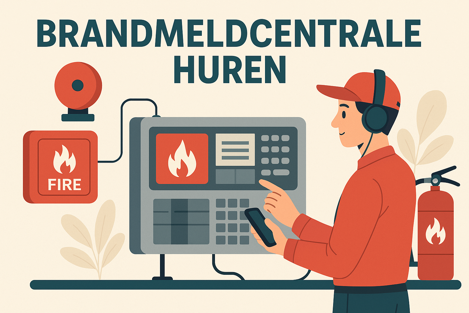 brandmeldcentrale_huren_illustratie