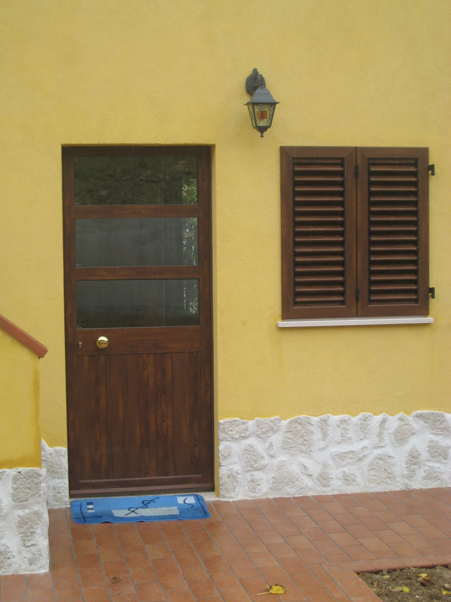 PORTA ESTERNA IN ALLUMINIO