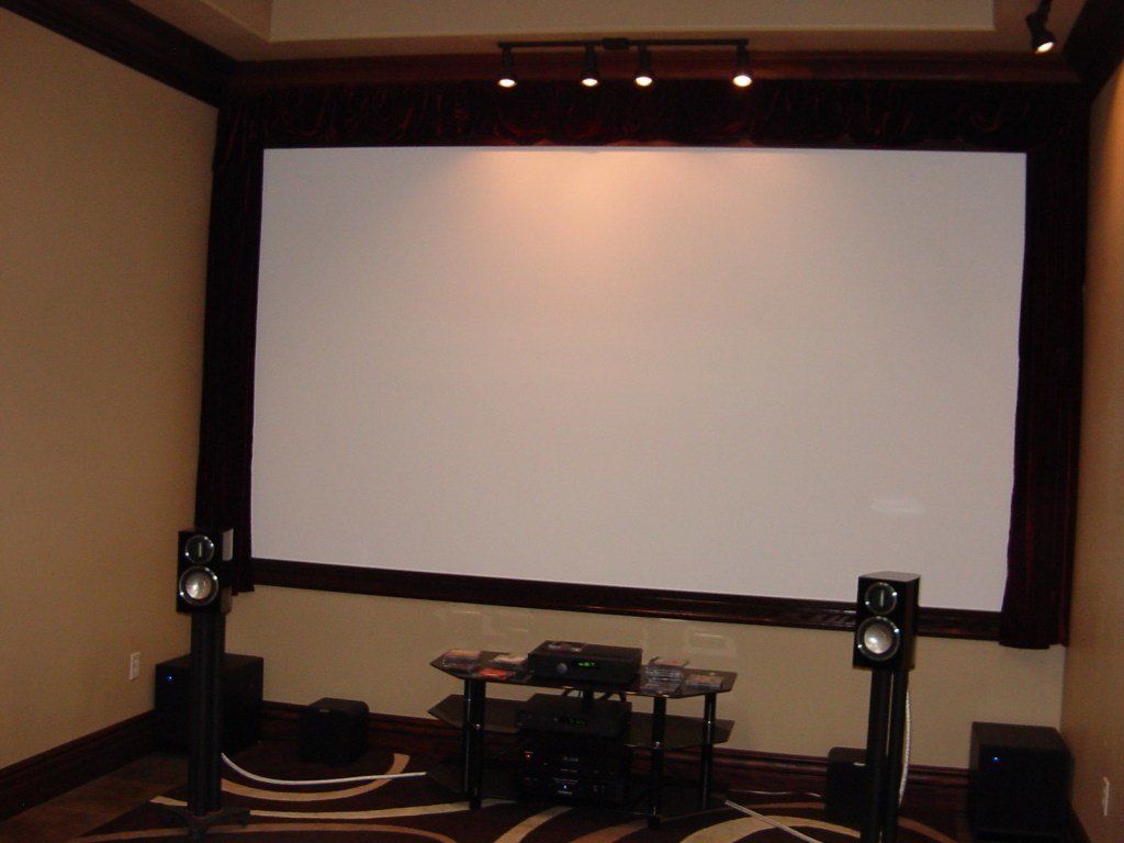 Custom Home Theater — Home Theater with Widescreen in Richmond, KY