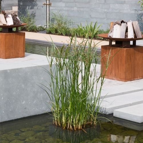 this is a water feature done by our landscape gardeners in Leicester for Mrs Hill in Stoneygate