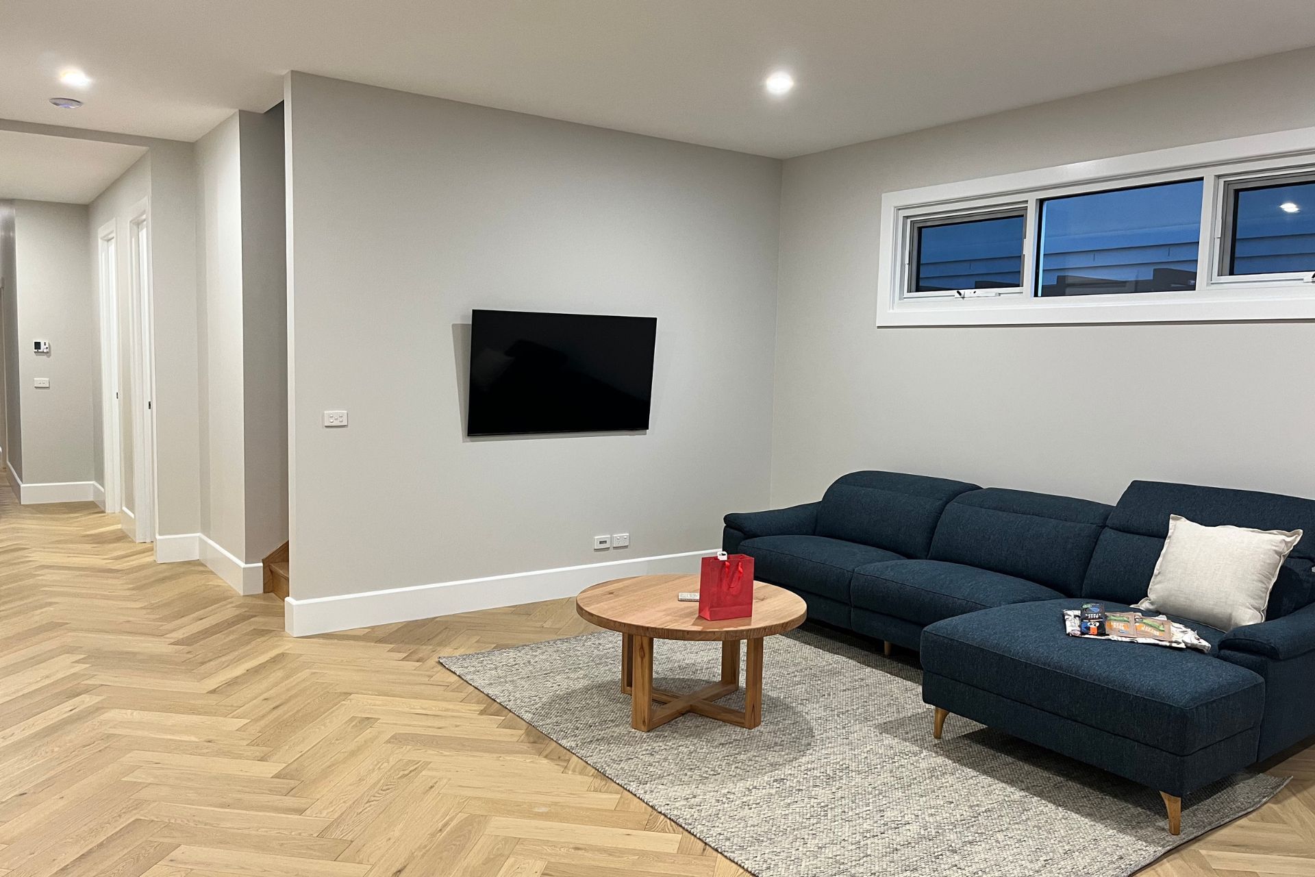 Melbourne Extension Builder image of completed extension where lounge area was created.