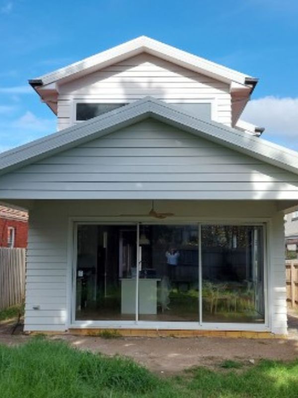 Melbourne Extension Builder image of partially completed extension provided to former clients.