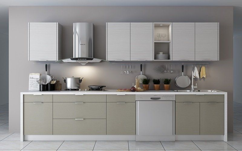 Fabric Gray Kitchen Design — Newport, DE — Kitchen Provider Inc