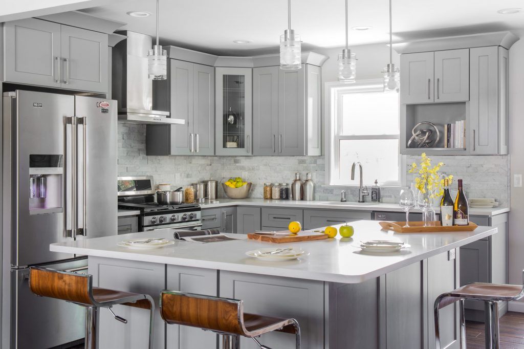 Kitchen With White Texture — Newport, DE — Kitchen Provider Inc