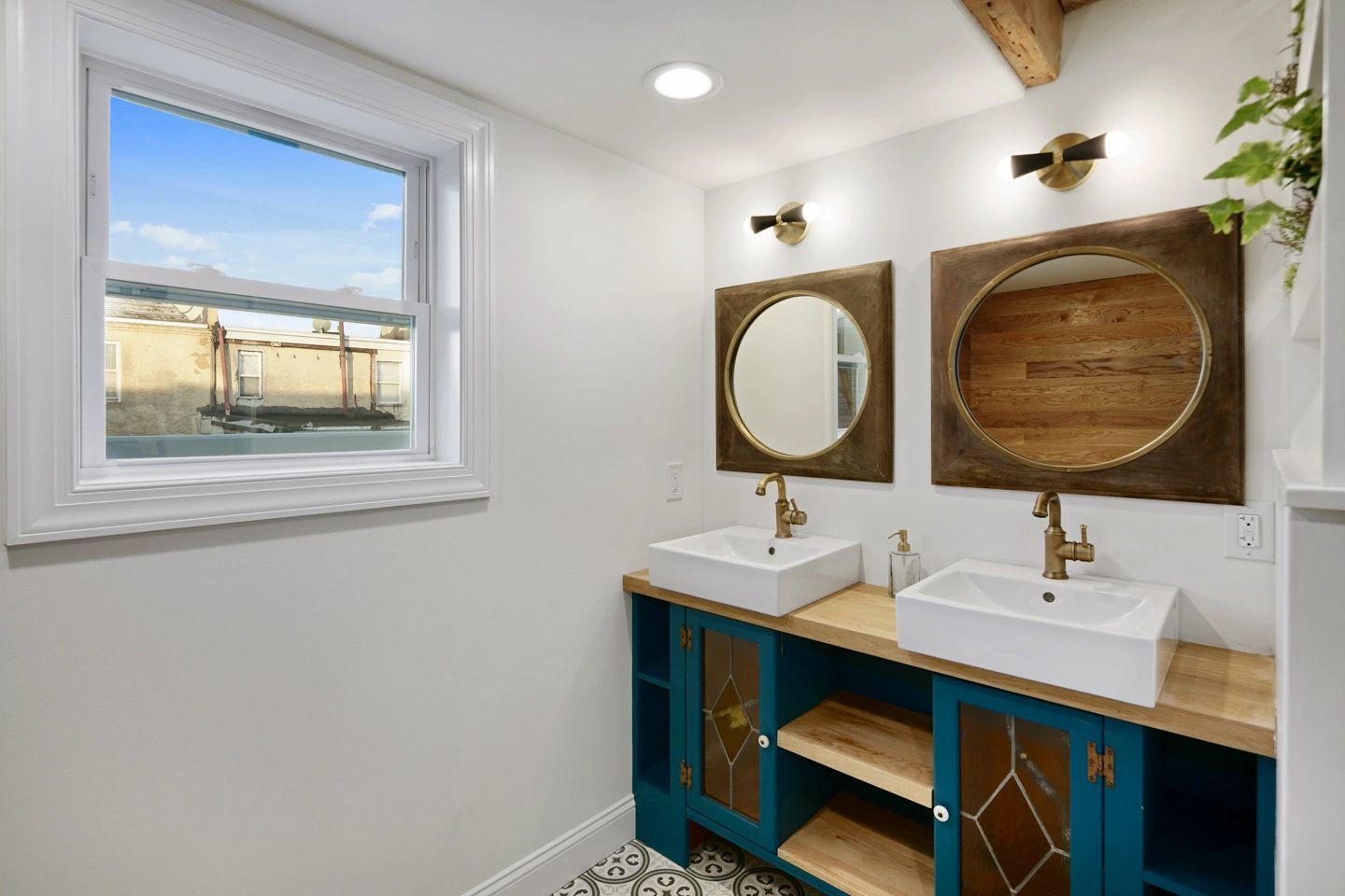 Rounded Mirror Of Bathroom — Newport, DE — Kitchen Provider Inc