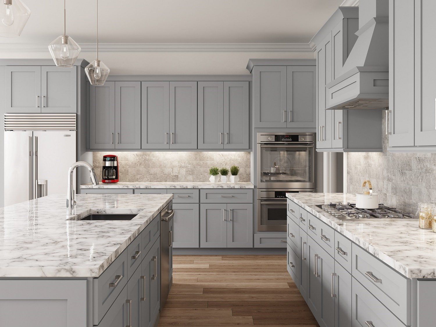 Shaker Grey Kitchen — Newport, DE — Kitchen Provider Inc
