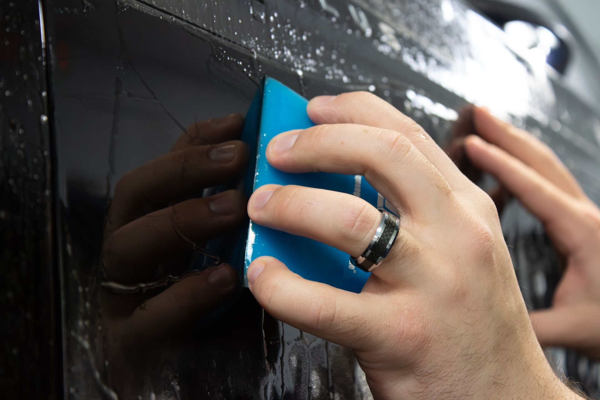 professional Paint Protection Film (PPF) installation