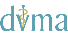 the logo for Delaware Veterinary Medical Association