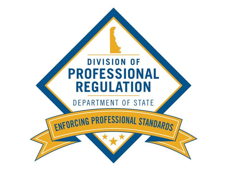 logo for state of Delaware Division of Professional Regulation