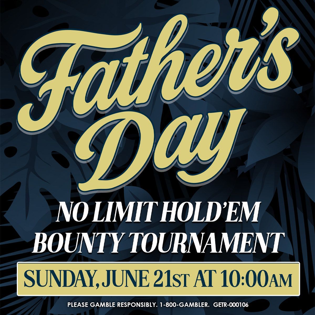 Father's Day Tournament - June 21 at 10am
