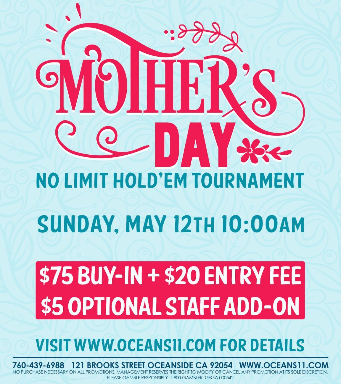 Mother's Day Tournament!