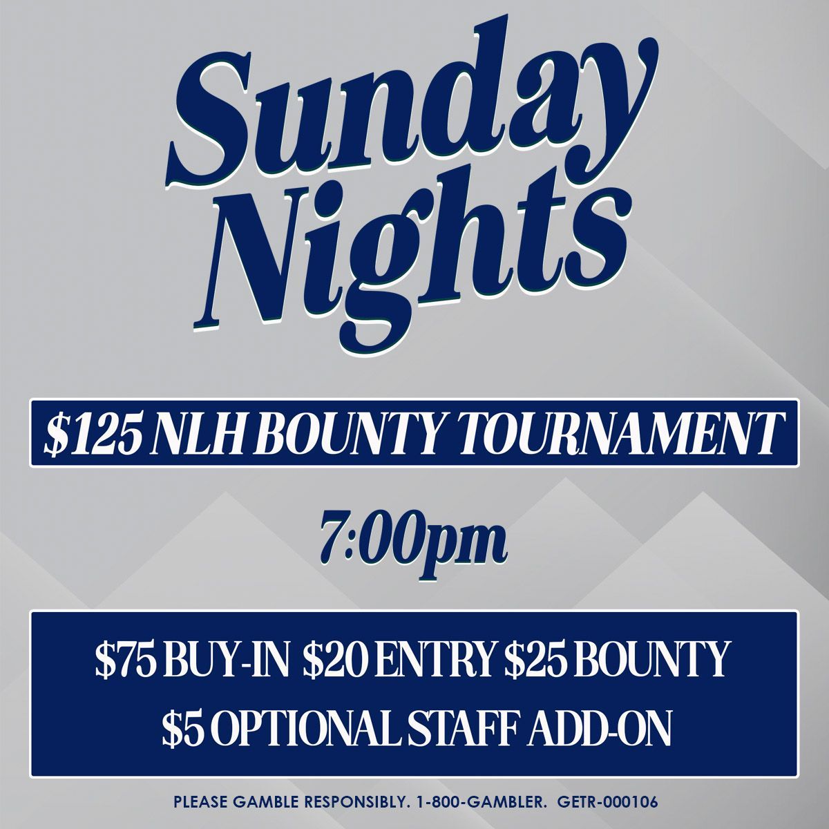 Easter Tournament  on Sundays