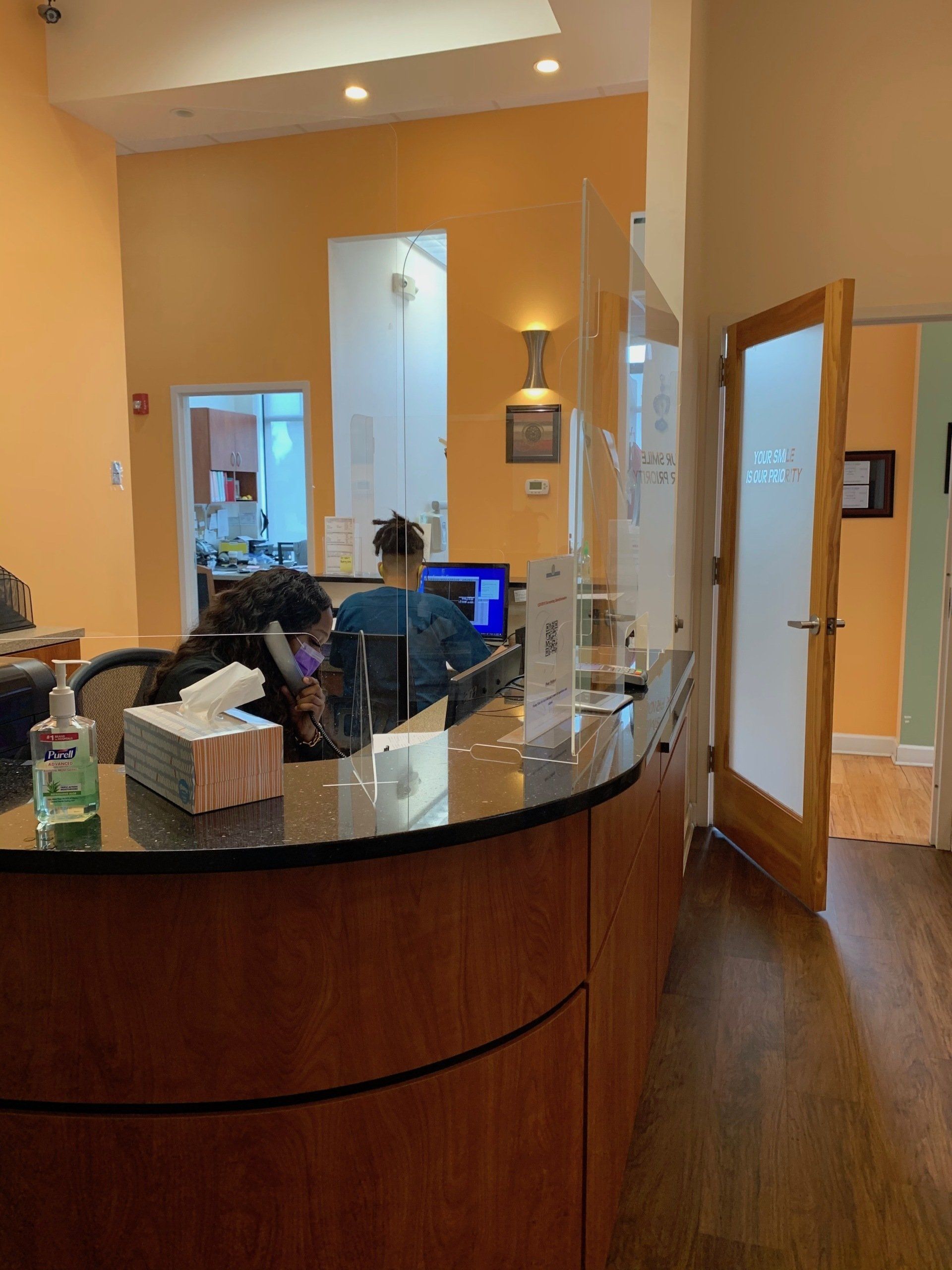 Columbia Pike Family Dentistry Reception Due to Covid-19