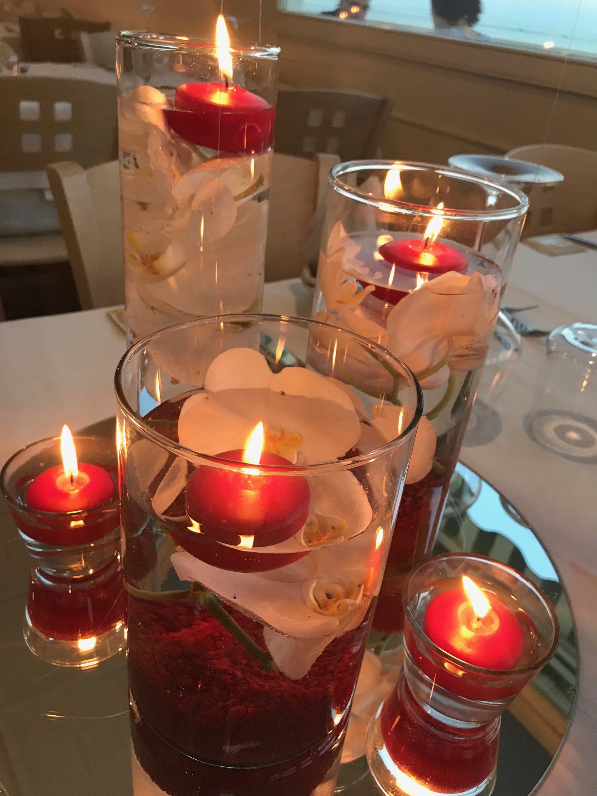 candele centrotavola