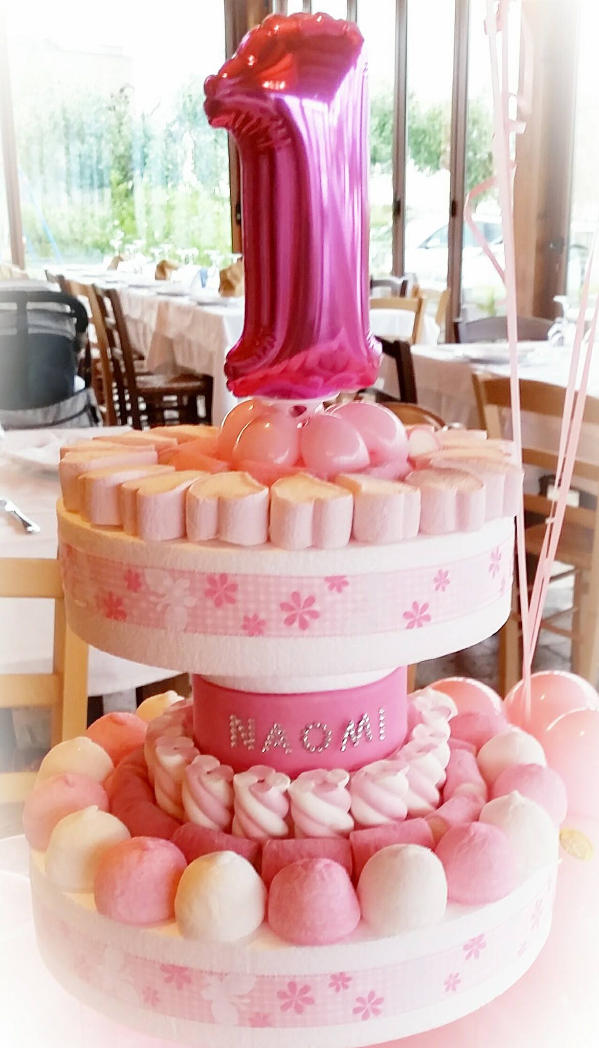 torta di caramelle per compleanno