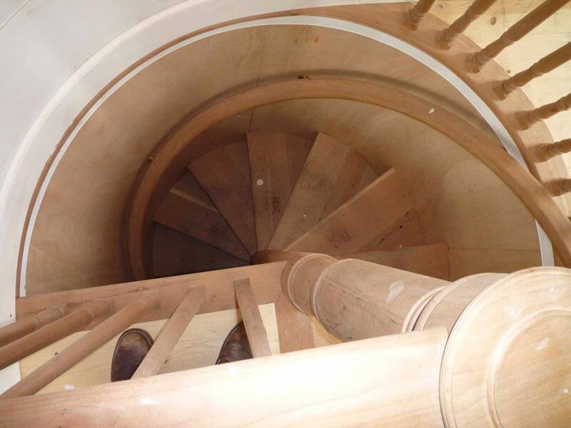 Wooden Spiral - Wood Stairs in Ludlow, MA
